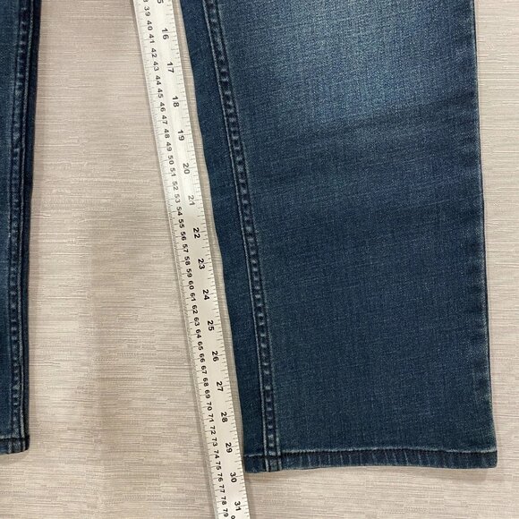 Buffalo David Bitton Jack Jeans Mens 32 x 30 Slim Fit Straight Dark Wash Denim - Picture 9 of 12